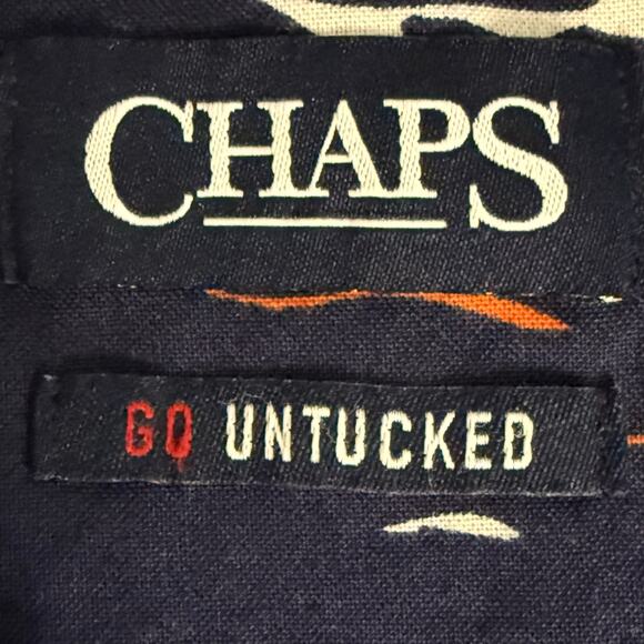 Chaps Ralph Lauren Sailing Blue Button Down Shirt Men’s Large - Picture 3 of 6